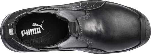 PUMA MEN'S TANAMI DOUBLE GORE BLACK SOFT TOE MID INDUSTRIAL SHOE, SIZE 11, BLACK - Like New