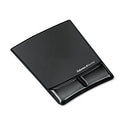 FELLOWES MICROBAN GEL MOUSE PAD WRIST SUPPORT 9182301 - BLACK - Like New