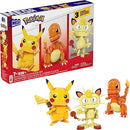 MEGA KANTO REGION TRIO WITH 529 PIECES 4 INCHES FOR KIDS HPF94 - MULTICOLOR - Brand New