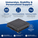 Roho Quadtro Select High Profile Cushion, ISOFLO Air Cells, 19" x 19" - Brand New