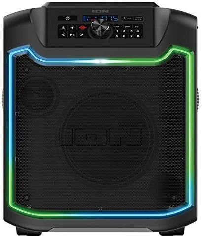 ION Pathfinder 280 All-Weather Speaker with Premium Wide-Angle Sound - BLACK/RED Like New