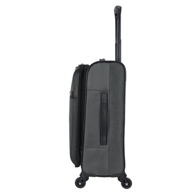 SKYLINE SOFTSIDE CARRY ON SPINNER SUITCASE - GRAY HEATHER - Scratch & Dent
