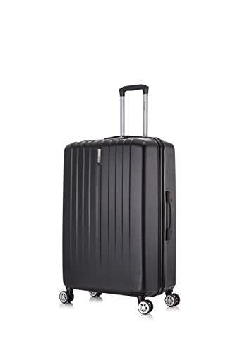 ROCKLAND MALIBU HARDSIDE SPINNER WHEEL LUGGAGE 19", 24", 28" - BLACK - Like New