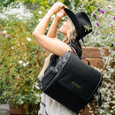 PETUNIA PICKLE BOTTOM BOXY BACKPACK DIAPER BAG STYLISH BABY BAG - EBONY - Like New