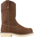 IRON AGE MEN'S MEN'S SOLIDIFIER WESTERN WORK BOOT COMPOSITE TOE 9.5 WIDE - BROWN - Like New
