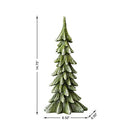 Glitzhome Tabletop Christmas Tree Artificial Resin Tree Mini Christmas Trees - Brand New