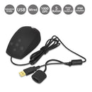 SIIG INDUSTRIAL GRADE WATER, DUSTPROOF USB MOUSE WITH BUTTON TYPE SCROLL - BLACK - Brand New