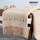 Bernat Blanket Yarn Super Bulky Soft Chenille Yarn, Vintage White, 3-Pack - Brand New