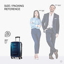 SAMSONITE WINFIELD 2 HARDSIDE EXPANDABLE LUGGAGE SPINNER WHEELS 20" - DEEP BLUE - Like New
