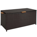 Sunnydaze Faux Wicker Storage Box, 75-Gallon Front Door Package Delivery GF-045 - Like New