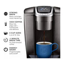 KEURIG K-ELITE SINGLE SERVE COFFEE MAKER BRUSHED SLATE K-ELITE-K90 - Slate - Like New