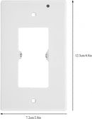 NIKOU LIGHT SENSOR WALL OUTLET COVER SOCKET PLATE LED NIGHT LIGHT 5 PACK - WHITE - Like New