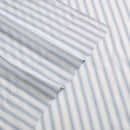 Kenneth Cole King Size Sheet Set, Crisp & Cool Bedding with a Light, Blue Stripe - Like New