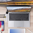HYPER DRIVE USB C HUB NET 6-IN-2 FOR MACBOOK PRO AIR MULTI-PORT USB C - SILVER - Brand New