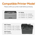 JEOSTARKY DR730 DRUM UNIT REPLACEMENT BROTHER 2 PACK NOT TONNER - BLACK - Brand New