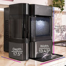 GE OPAL 2.0 NUGGET ICE MAKER WITH 1 GALLON XL SIDE TANK - BLACK - Like New