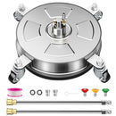 NEZION 14" PRESSURE WASHER SURFACE 4 WHEELS, STAINLESS STEEL - Scratch & Dent