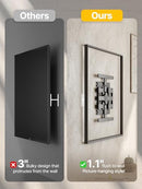 MONTEK ULTRA SLIM TV WALL MOUNT FOR 43-90 INCH TVS | 1.1" THIN - BLACK - Like New