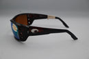 COSTA DEL MAR MEN'S SUNGLASSES, TORTOISE GREEN MIRROR 580G POLARIZED - Like New