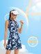 FKEEP WOMEN TENNIS GOLF DRESS SPORT ACTIVE ATHLETIC V-NECK XS BLACK SQUARES - Brand New