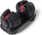 BOWFLEX SELECTTECH DUMBBELL, SINGLE, ADJUSTABLE 5 TO 52.5 LB - BLACK - Brand New