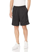 CHAMPION MEN'S 9" MESH SHORT SIZE: MEN S - BLACK - Brand New