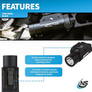 NIGHTSTICK TWM-850XL WEAPON-MOUNTED LED LIGHT 850 LUMENS, BLACK - Like New