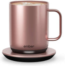 EMBER TEMPERATURE CONTROL SMART MUG 2, 10 OZ, CM191006US - ROSE GOLD Like New