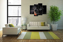 SmartWallArt Music Artistic Paintings Wall Art The Music of The Band Guitar - Like New