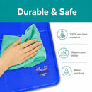 ARF PETS DOG COOLING MAT SOLID GEL SELF-COOL PAD DURABLE & NON-TOXIC -BLUE - Like New