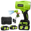 HAOOFFICE CORDLESS LEAF BLOWER 990000 RPM ELECTRIC LEAF BLOWER - GREEN/BLACK - Like New
