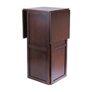 WINSOME NEWPORT WOOD EXPANDABLE COUNTER WINE BAR ANTIQUE WALNUT 94350 - BROWN - Like New