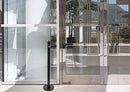 Securit 25 x 25 cm Stainless Steel Smoking Post Base - Black - Like New