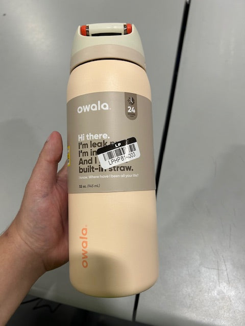 OWALA 32OZ WITH GRAY TOP OF LID - SANDY SHORES - Like New