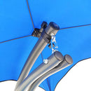 BALANCEFROM HANGING CURVED CHAISE LOUNGE SWING CHAIR CUSHION PILLOW - BLUE - Like New