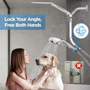 MAKEFIT EXCLUSIVE DUAL SHOWER HEAD WITH HANDHELD COMBO DSS1580 - CHROME - Like New