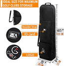 Thinksea Soft-Sided Golf Club Travel Bag Case Wheels Foldable Duty Golf Bag - Brand New