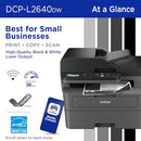BROTHER DCP-L2640DW WIRELESS COMPACT MONOCHROME MULTI-FUNCTION PRINTER - BLACK - Like New