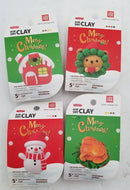 LOUFOR AIR DRY CLAY KIT - 12 PC CHRISTMAS SET - MULTICOLOR - Brand New