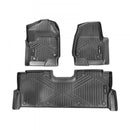VEVOR AUTOMOTIVE FLOOR MAT SUPER DUTY CREW CAB BUCKET SEAT UNDER STORAGE - BLACK - Like New