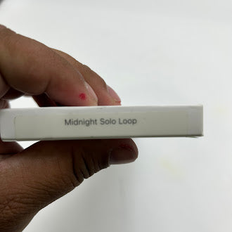 APPLE WATCH 41MM MIDNIGHT SOLO LOOP SIZE-1 - SIZE: MEN 1 WOMEN 1 - MIDNIGHT - Brand New