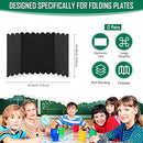 12 Pcs Trifold Presentation Board Foldable Paperboard 22" x 14" Black - Brand New