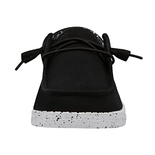 121414749 HEY DUDE WOMEN'S WENDY CANVAS SIZE 8 BLACK - SIZE: WOMEN 8 - BLACK - Like New