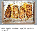 KITCOM Bakeware Sets Textured 6-Piece Sheet Pan, Roasting Pan, KCM9508X - Gold - Like New