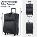 Hanke 28 Inch Softside Expandable Large Suitcase Upright Rolling Luggage - Brand New