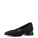 DYLAN SHOES WOMEN’S 1.3” BLOCK HEEL SHOES VOLT BLACK/BOUCLE SIZE 7 - Brand New