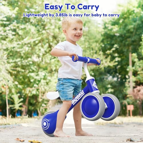 AYEKU BABY BALANCE BIKE TOYS FOR 1 YEAR OLD BOY GIFTS TODDLER BIKE - BLUE Like New