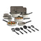 BELLA 21 PIECE KITCHEN SET, CERAMIC NONSTICK, ODJ-BLS2101 - OATMILK - Like New