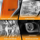 WEELMOTO Halogen Headlights for 2009 2010 2011 2012 2013 2014 Ford F-150 - Brand New