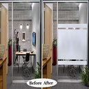 Ycheng Bathroom Privacy Film Frosted Glass Window Cling Sun Blocking 35.4"x78.7" - Brand New